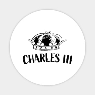 Charles III || Black Version Magnet